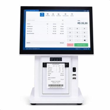 Imagem de Terminal de Vendas PDV Touch Screen 15,6 All In One 8GB RAM Computador