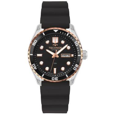 Imagem de Relógio Technos Automático Masculino Diver Bicolor - 8205PB/2P