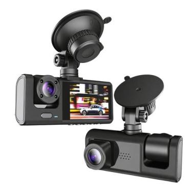 Imagem de Kit Câmera Veicular Black Box Traffic Recorder Full HD 1080p - Dexin