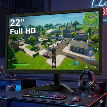 Imagem de Monitor 22 Polegadas Full HD LED HDMI VGA Slim Qualidade e Conforto pa
