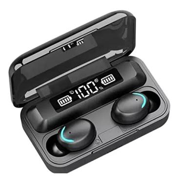 Imagem de Fone De Ouvido Sem Fio Bluetooth v5.0 True Wireless In-ear Com Microfone e Isolamento de Ruídos (Preto)