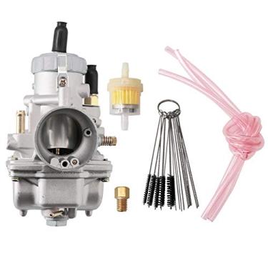 Imagem de Tektall Carburador para Polaris Trail Blazer Xplorer 250 OE Parte 3130424 com filtro e carburador de carbono kit de ferramentas de limpeza de sujeira