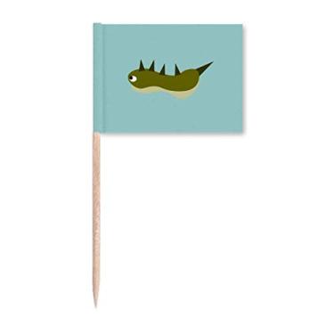 Imagem de Decoração de festa para palito de dente com espinho de náusea de minhoca