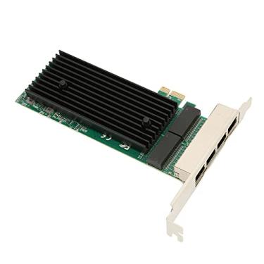 Imagem de Adaptador de Rede 2.5G BASE TX PCIe, Placa de Rede PCI Express Ethernet 10/100/1000 Mbps Gigabit Ethernet Card RJ45 LAN Controller, 4 Portas, Suporte Win 10