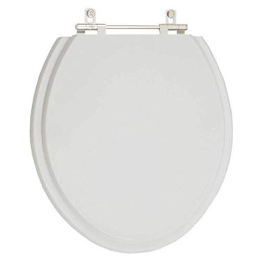 Imagem de Tampa de Vaso Poliester Convencional Oval Universal 1.6gpf 6lpf Cinza Claro para bacia...