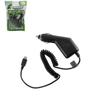 Imagem de Carregador Veicular Com Luz E Cabo V8 X-Cell 50Cm Extensivel