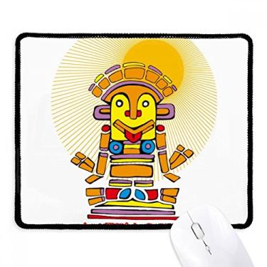 Imagem de Mousepad com estampa de estátua latina do Egito Antigo Tapete de borracha para jogos