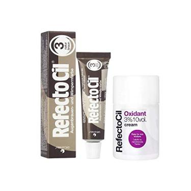 Imagem de Kit Refectocil 1 Tinta + 1 Oxidante Creme Nº3 Castanho Natural