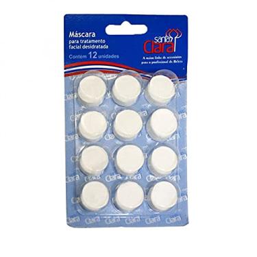 Imagem de MÁSCARA PARA TRATAMENTO FACIAL DESIDRATADA COMPACTA - C/ 12 UN - SANTA CLARA