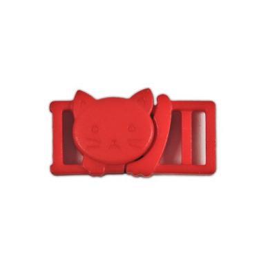Imagem de Fivelas em forma de gato West Coast Paracord Breakaway – 9,5 cm (vermelho, 5 unidades)