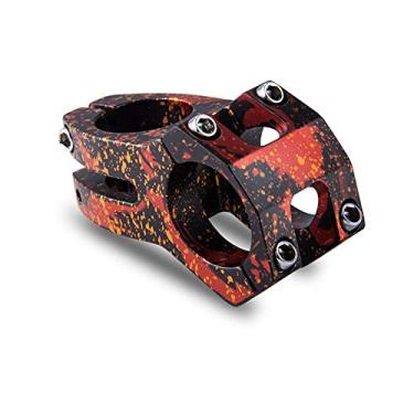 Imagem de Haste de bicicleta de montanha, haste de 31,8 cm, 45 mm, haste de bicicleta de liga de alumínio, haste curta de guidão para a maioria das bicicletas, bicicleta de estrada, MTB, BMX, Fixie Gear, ciclismo (laranja galáxia)