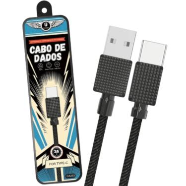 Imagem de Cabo Dados USB Tipo C Turbo 3A Fancy CA253