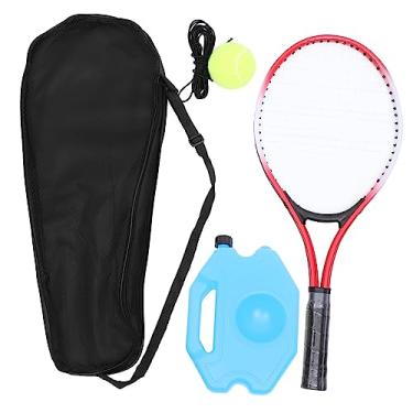 Imagem de Sosoport 1 Conjunto Conjunto de recuperação de autotreinamento para treinador de tênis raquete de tênis acessórios de tênis equipamento de treinamento de tênis solo prática