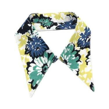 Imagem de Colarinho falso floral para mulheres adolescentes meninas elegante destacável falso colarinho camisa blusa top moda roupas acessórios de vestuário jóias