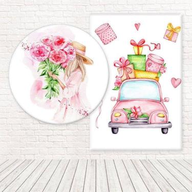 Imagem de Kit Painéis Casadinho Tecido Meus 15 Anos Fpc-536