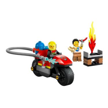 Imagem de Motocicleta Dos Bombeiros City - Lego 60410