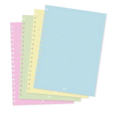 Imagem de Refil De Folhas Para Cadernos Smart Universitário Com 48 Folhas Colori