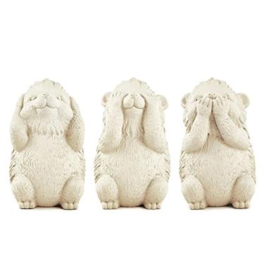 Imagem de KIT ESQUILO EM CIMENTO - 3 PCS