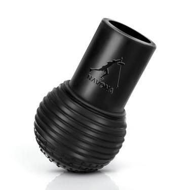 Imagem de NAVONA Acessório de mina terrestre para barra, barra de mina terrestre de 5 cm, resistente e fácil de usar com rotação de 360° - para pressionar, remar, girar, agachar dividido, com borracha natural