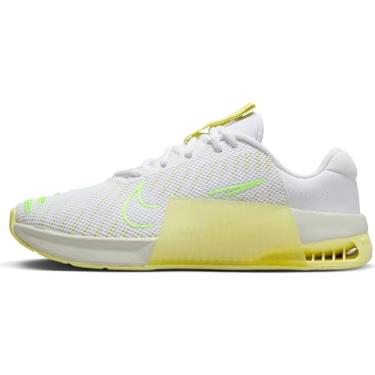 Imagem de NIKE W Metcon 9, sapatos de treino para mulher, White Lime Blast Luminous Green, 41 BR