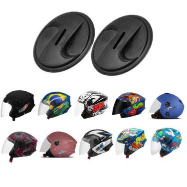 Imagem de Reparo Botões Trava Da Viseira Capacete Pro Tork New Liberty 3 - Poliv