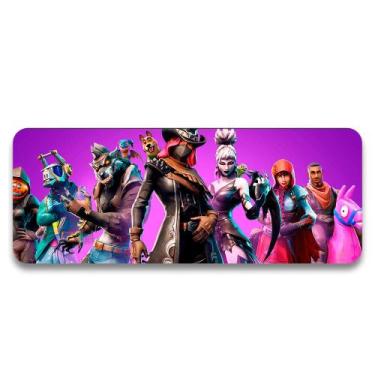 Imagem de Mouse Pad Gamer Fortnite Skins - EMPIRE GAMER, 90cm x 35cm