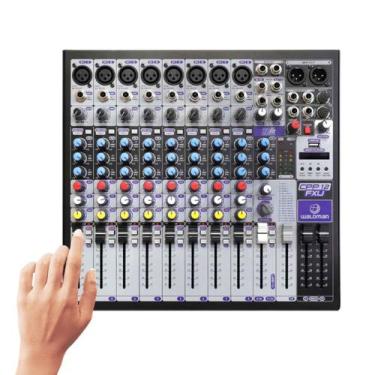 Imagem de Mesa Som Profissional 12 Canais Premium Waldman Cp12 Pro