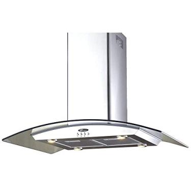 Imagem de FISCHER COIFA DE ILHA ISLAND 90CM INOX/VIDRO 127V - 5455-10176