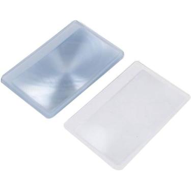 Imagem de Kit 3 Mini Lupas Leitura de Cartões De Crédito Folhetos Cartões de Pub