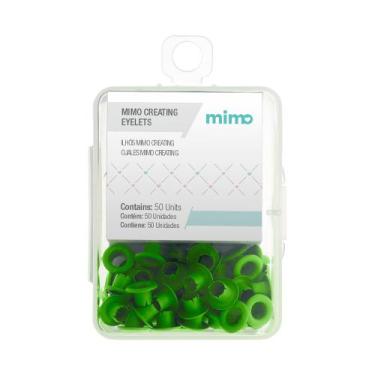 Imagem de Ilhós Mimo Creating Redondo Verde Abacate 4,5mm 50 Unidades