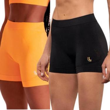 Imagem de Kit 2 Shorts Lupo Attack Levanta Bumbum Academia Sem Costura Original,