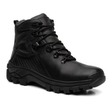 Imagem de Bota Masculina Em Couro Legitimo Confortável Trilha Motoboot - Via Liv