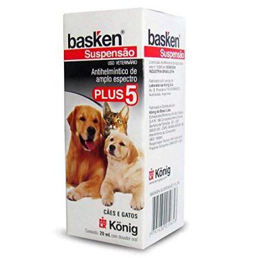 Imagem de Basken Suspensão Plus 5 - Antiparasitário suspensão de alta concentração e de amplo espectro