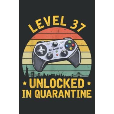 Imagem de Level 37 Unlocked Video Gamer 37Th 1983 Birthday Quarantine Nice: DOG JOURNAL - 6" x 9", 100 Pages: Wide Ruled Paper Notebook Journal | Pretty Wide ... for Home School College for Writing Notes.