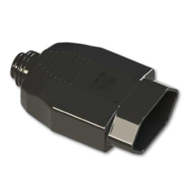 Imagem de Plugue Fêmea 2P+T 20A 250Vca Preto