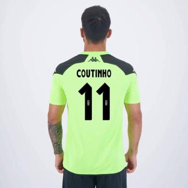 Imagem de Camisa Kappa Vasco Treino Atleta 2024 11 Coutinho, P