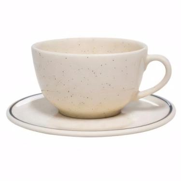 Imagem de Oxford Conjunto de Xícaras para Café e Chá Unni Brisa, 200ml, 6 Peças, Branco