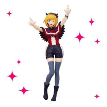 Imagem de ONLY FROM JAPAN Oshi no Ko MEM-Cho Anime Collectible Figure, B-Komachi Outfit, with Display Stand