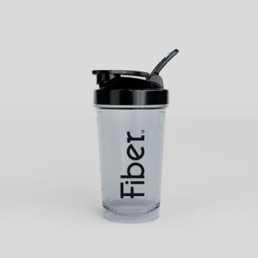 Imagem de Shakeira Coqueteleira Fiber para Academia e Treino, Suplementos (Cinza)