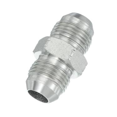 Imagem de PATIKIL Conectores de mamilo redutores hexagonais adaptador de tubo macho 3/10.2 cm alargador 37° JIC x 3/10.2 cm BSPT adaptador reto macho, adaptador de bico redutor de encaixe de tubulação, encaixe