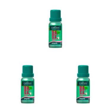 Imagem de Kit 3 Und Ampola Capicilin Babosa Tratamento Natural Cabelos 20ml