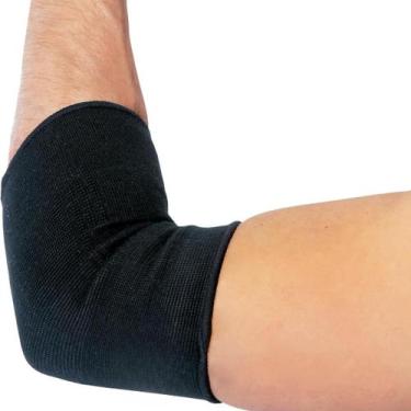 Imagem de Cotoveleira Elástica de Pano Suporte Profissional Lesão - Friburgo Com