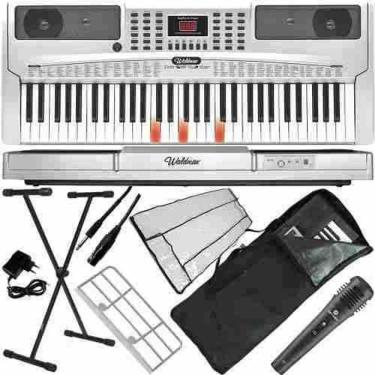 Imagem de Kit Teclado Waldman Keypro Flash 61 Teclas Com Acessórios