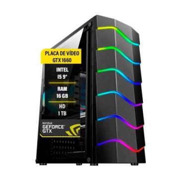 Imagem de Pc Gamer Completo I5 Gtx1660 16Gb Hd 1Tb Ssd 480Gb - Amorimshop