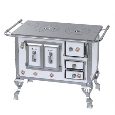 Imagem de Fogao a Lenha GII N 1 Sec Branco Buque Sem Tampa