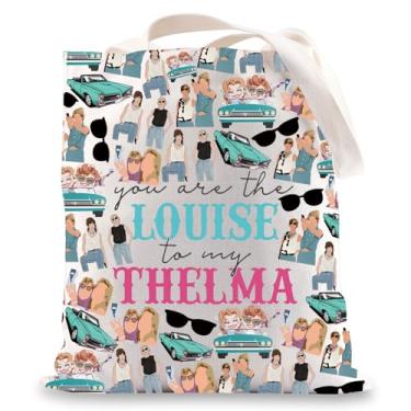 Imagem de G2TUP Bolsa de ombro Thelma Movie Louise Fans Gift You're The Louise To My Thelma para fãs de filmes, You're the Louise, Large, Sacola