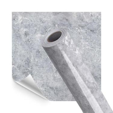 Imagem de Adesivo Vinilico Impermeavel Pedra Marmore Cinza Oceano 5M - Open Star