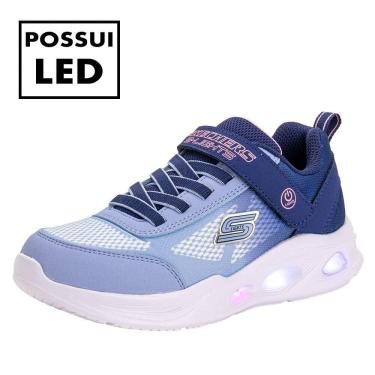 Imagem de Tênis Infantil S Ligths Sola Glow Ombre Deluxe Skechers 303714L