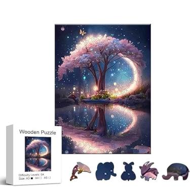 Imagem de Quebra Cabeça de Madeira Árvore Mágica, Wooden Puzzle | Diversão para toda família (A3)