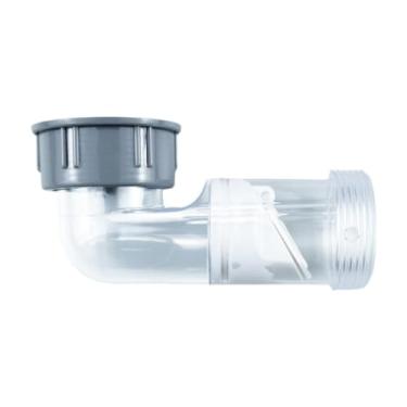 Imagem de Ioensy Tubo de drenagem para pia de cozinha, tubo de drenagem para lavatório, peças de reposição, louças, conector de de água à prova de vazamento,